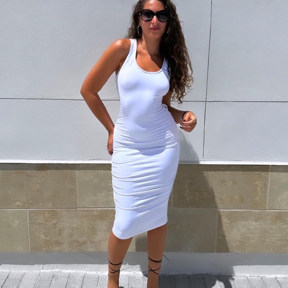 Brand New! Gorgeous White Midi Dress ✨ - Picture 6 of 6